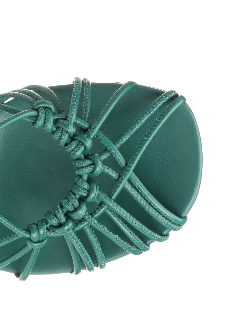 Forte Leren sandalen Groen