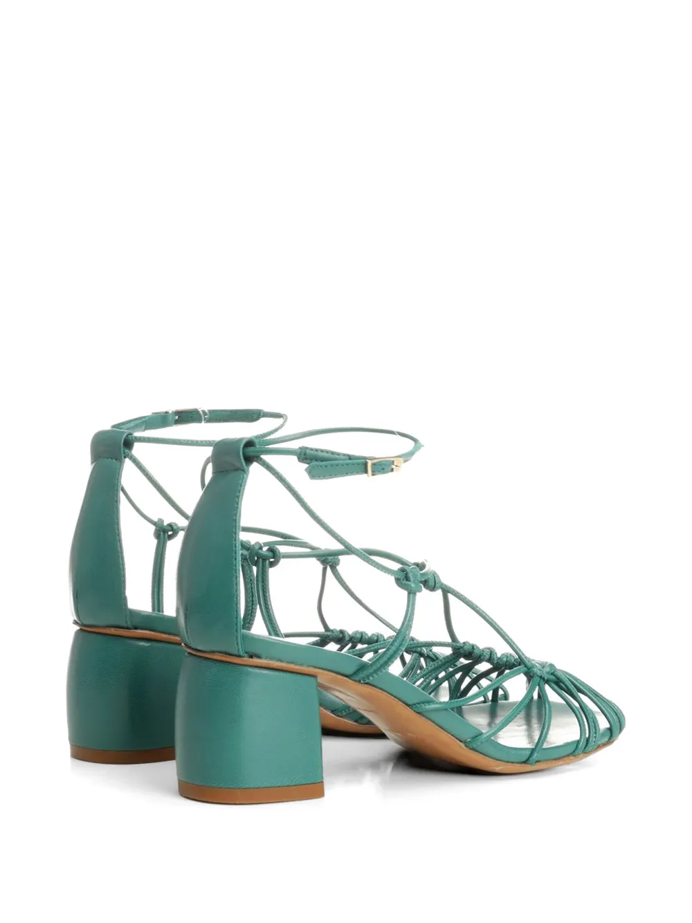 Forte Leren sandalen Groen