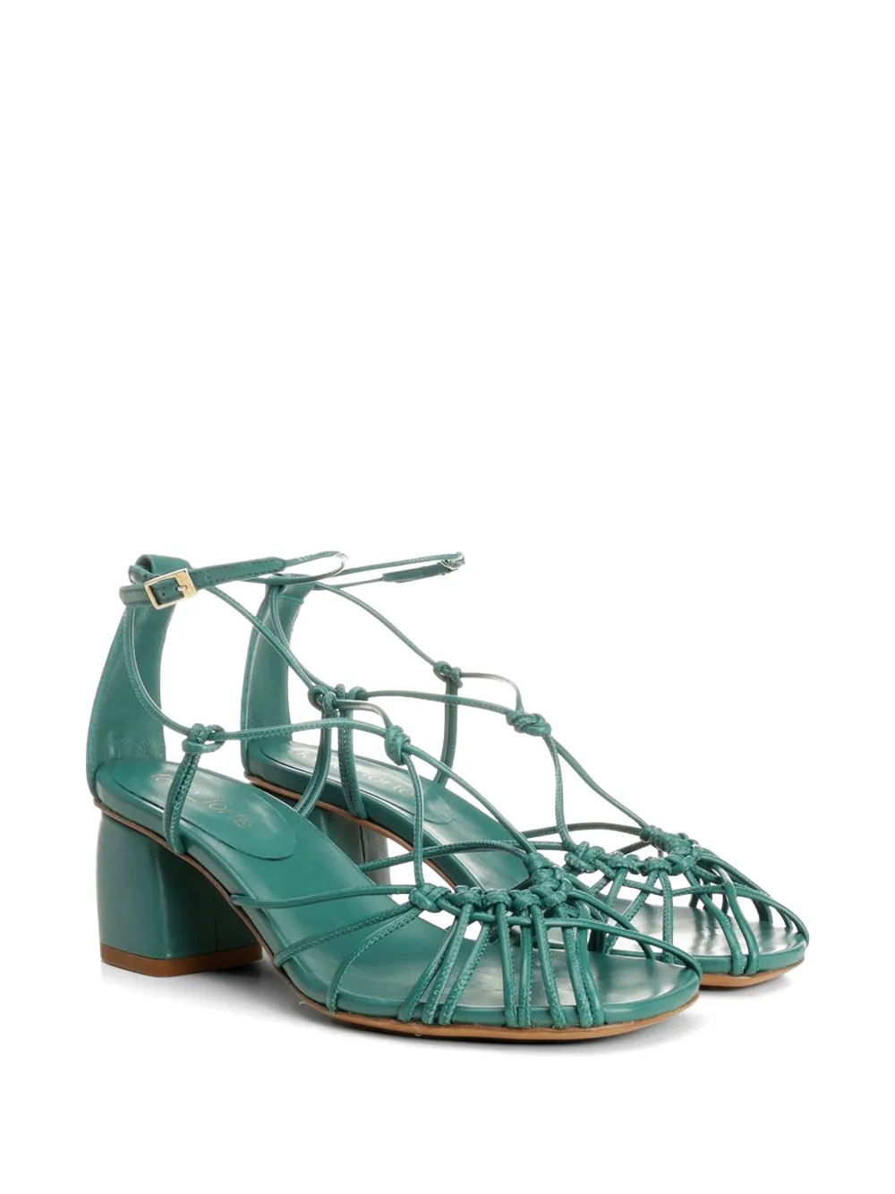 Forte Leren sandalen Groen