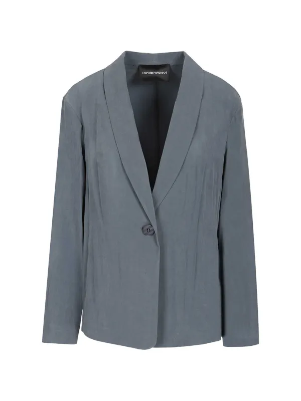 Emporio Armani テーラードジャケット | ブルー | FARFETCH JP