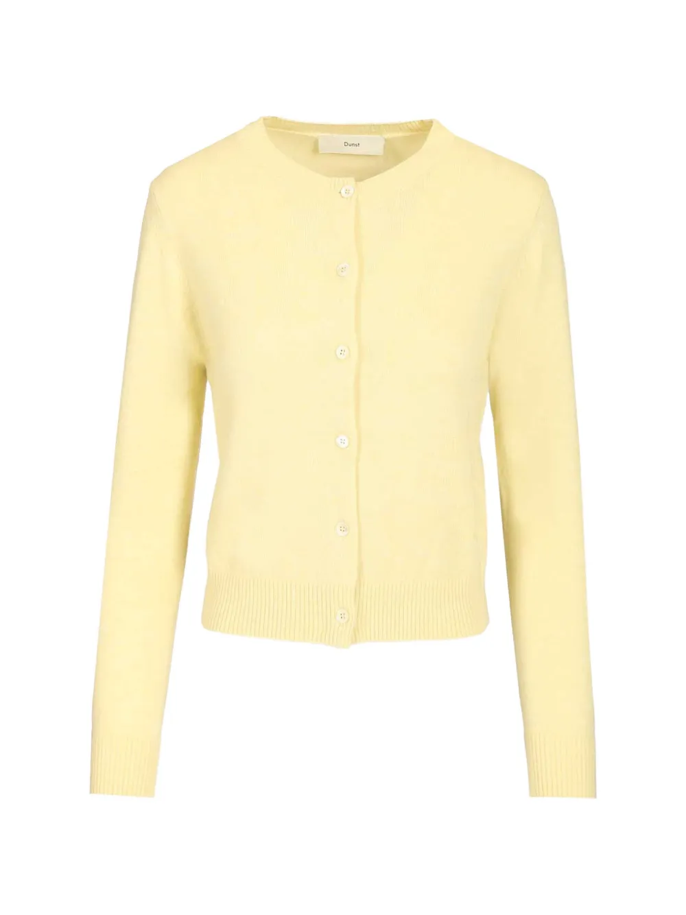 DUNST crew-neck cardigan - Giallo