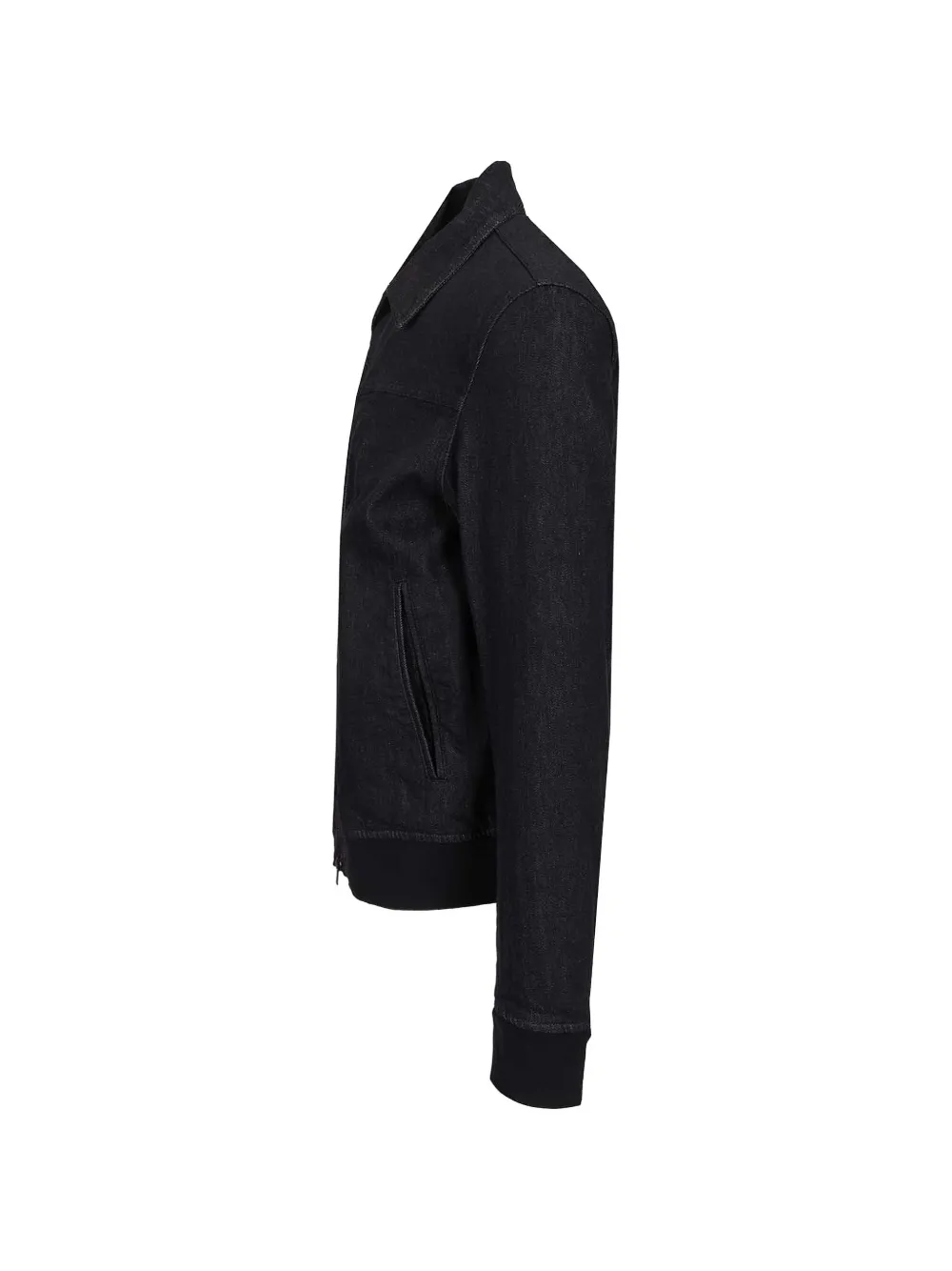  Herno Zip Stretch Denim Jacket - Blue 