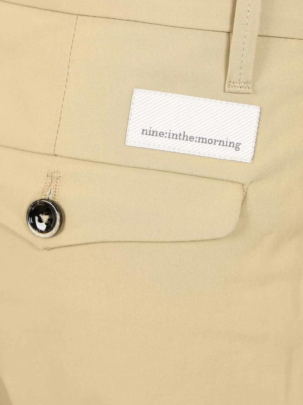  Nine In The Morning Button Trousers - Neutrals 