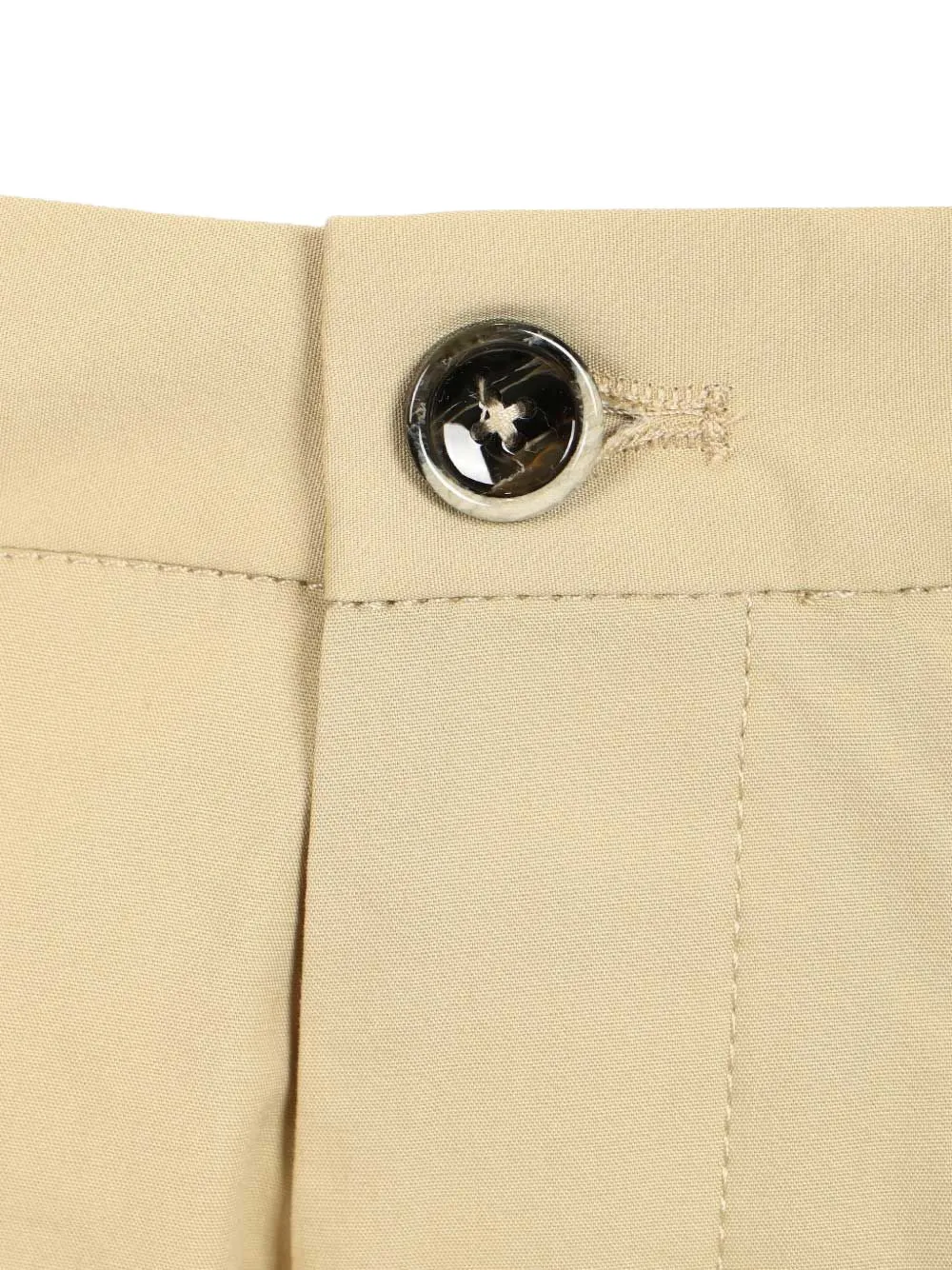 Nine In The Morning Broek met knopen Beige