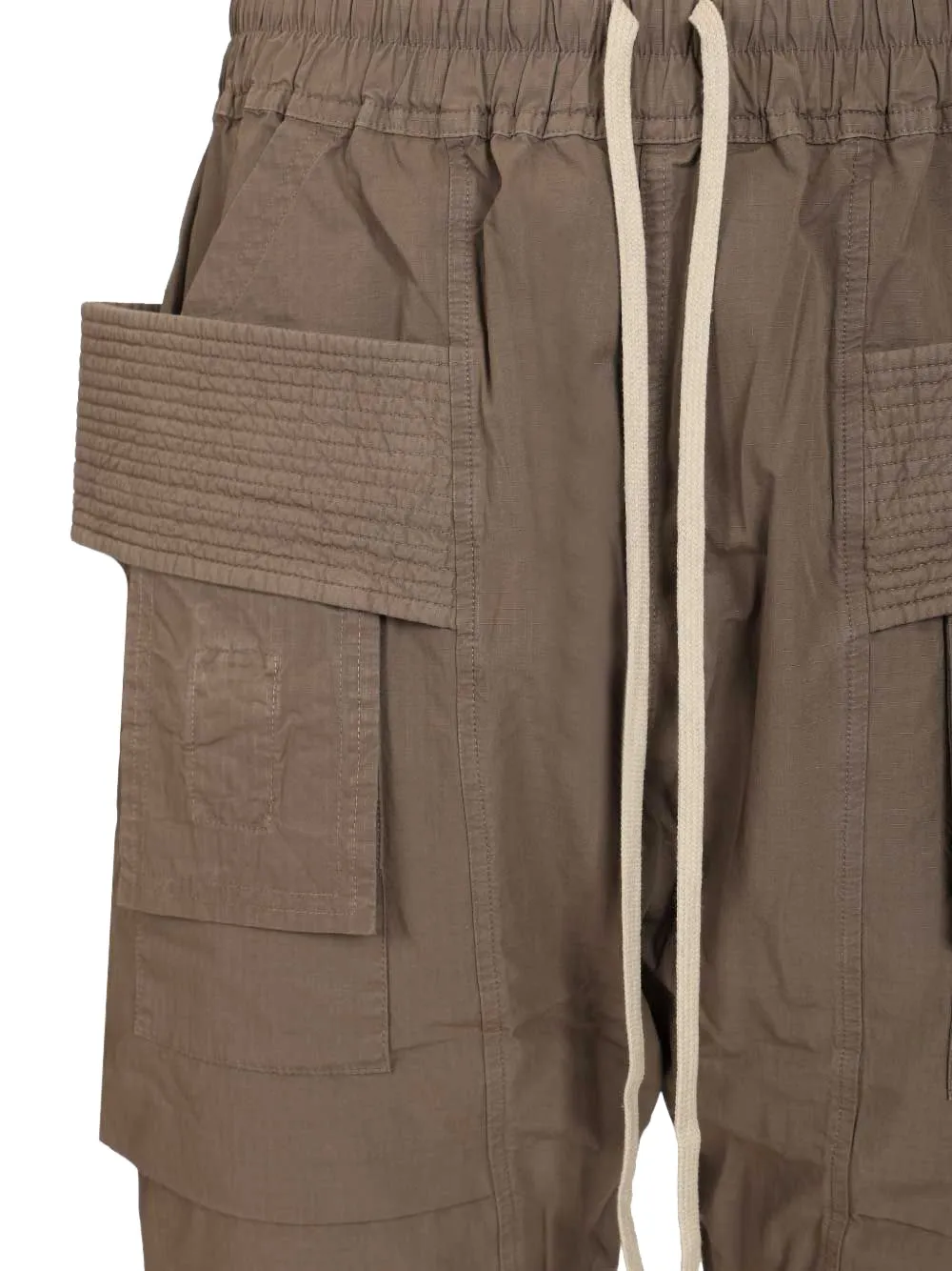 Rick Owens DRKSHDW Cargo broek met elastische taille Bruin