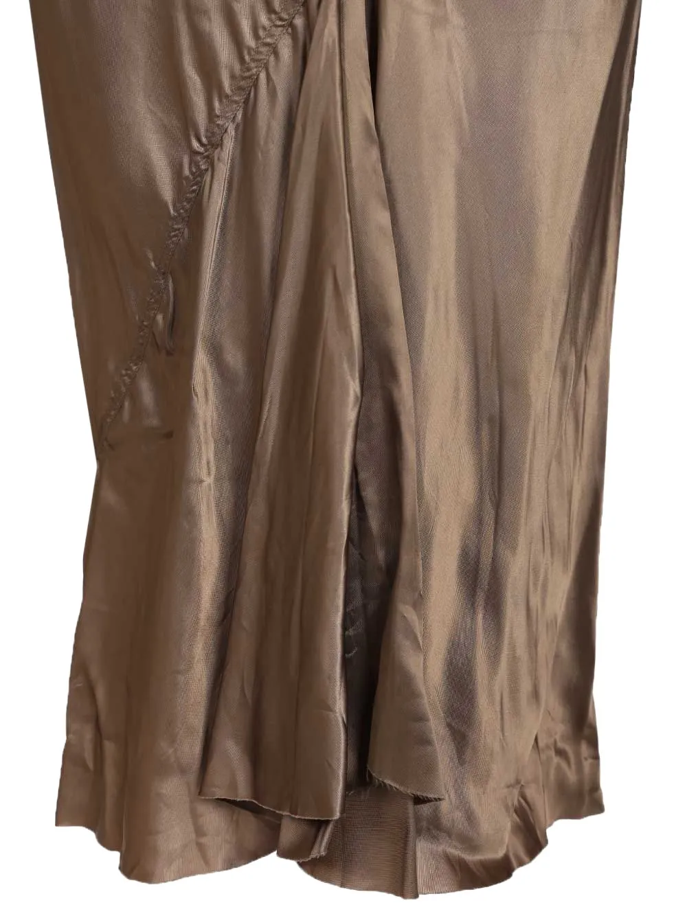Rick Owens Rok met geribbelde taille Bruin