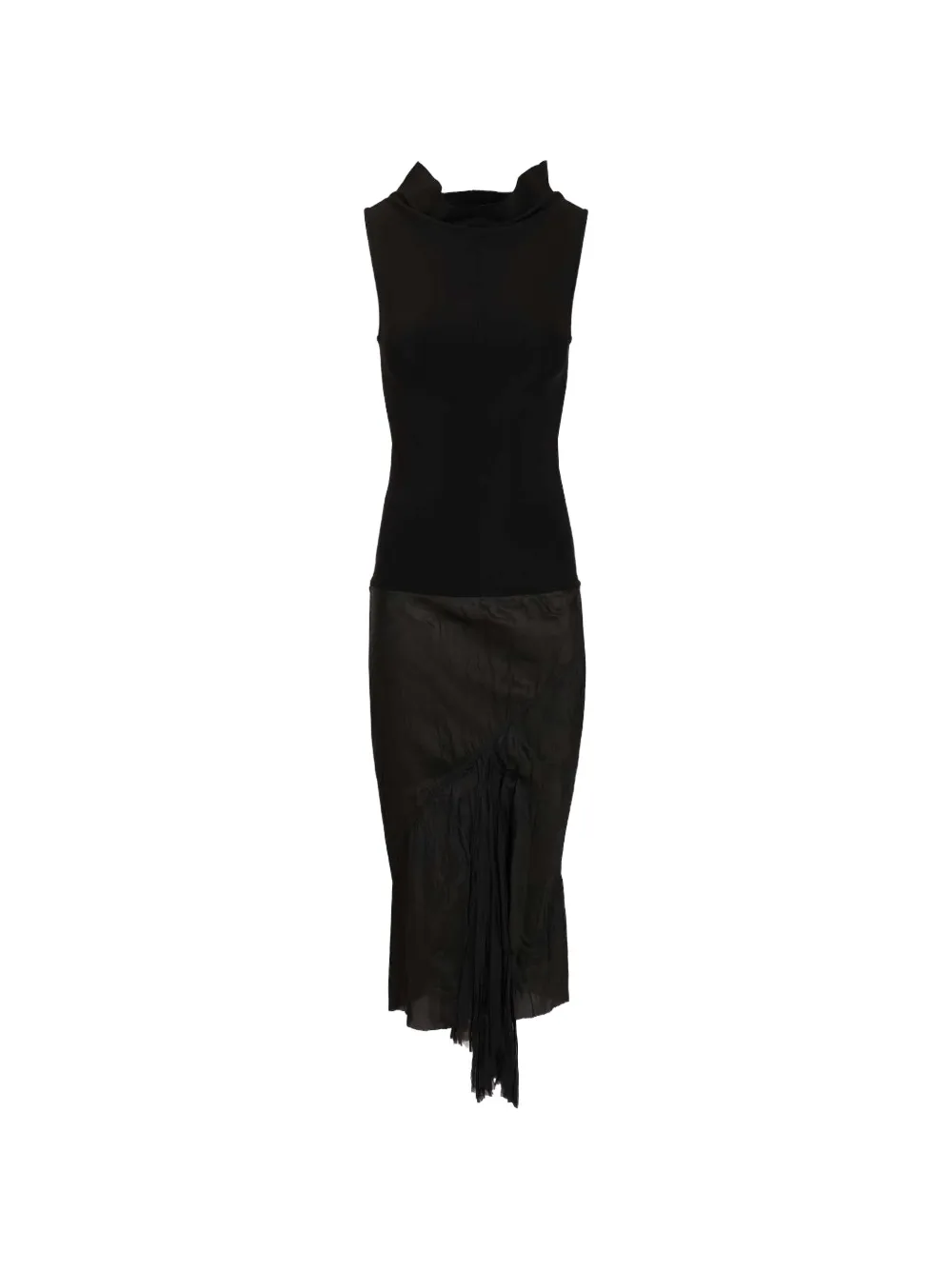 Rick Owens asymmetric-hem dress - Schwarz