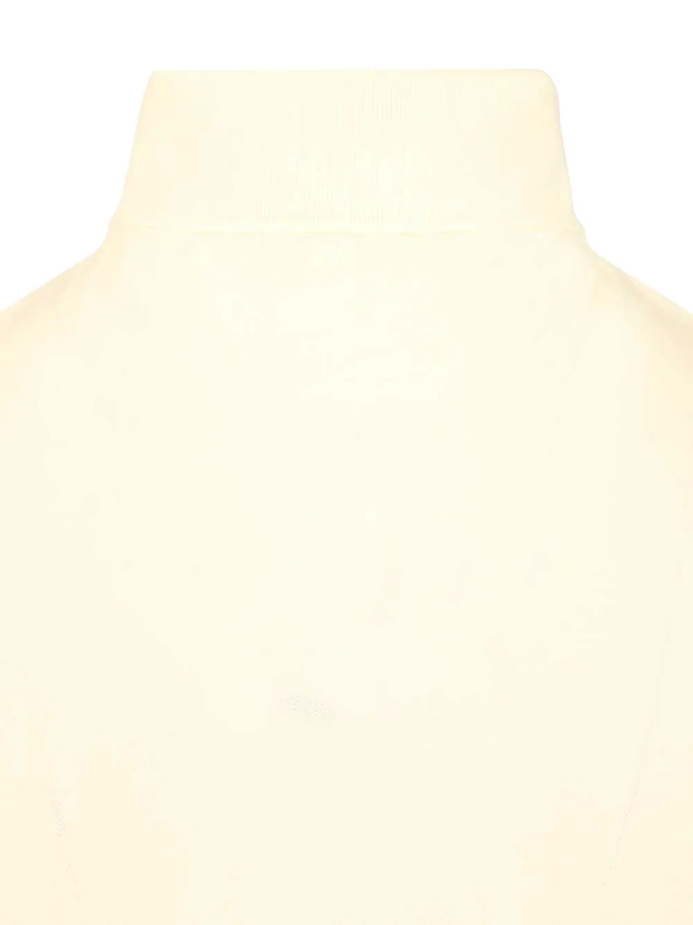 AMI Paris Gehaakt poloshirt met logo-applicatie Beige