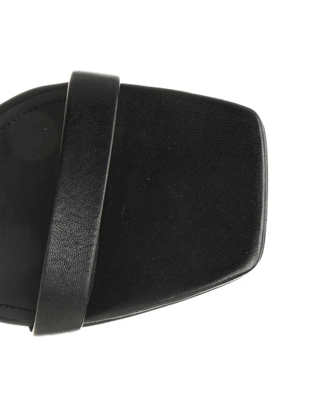 Rick Owens Sandalen met bandje en vierkante neus Zwart