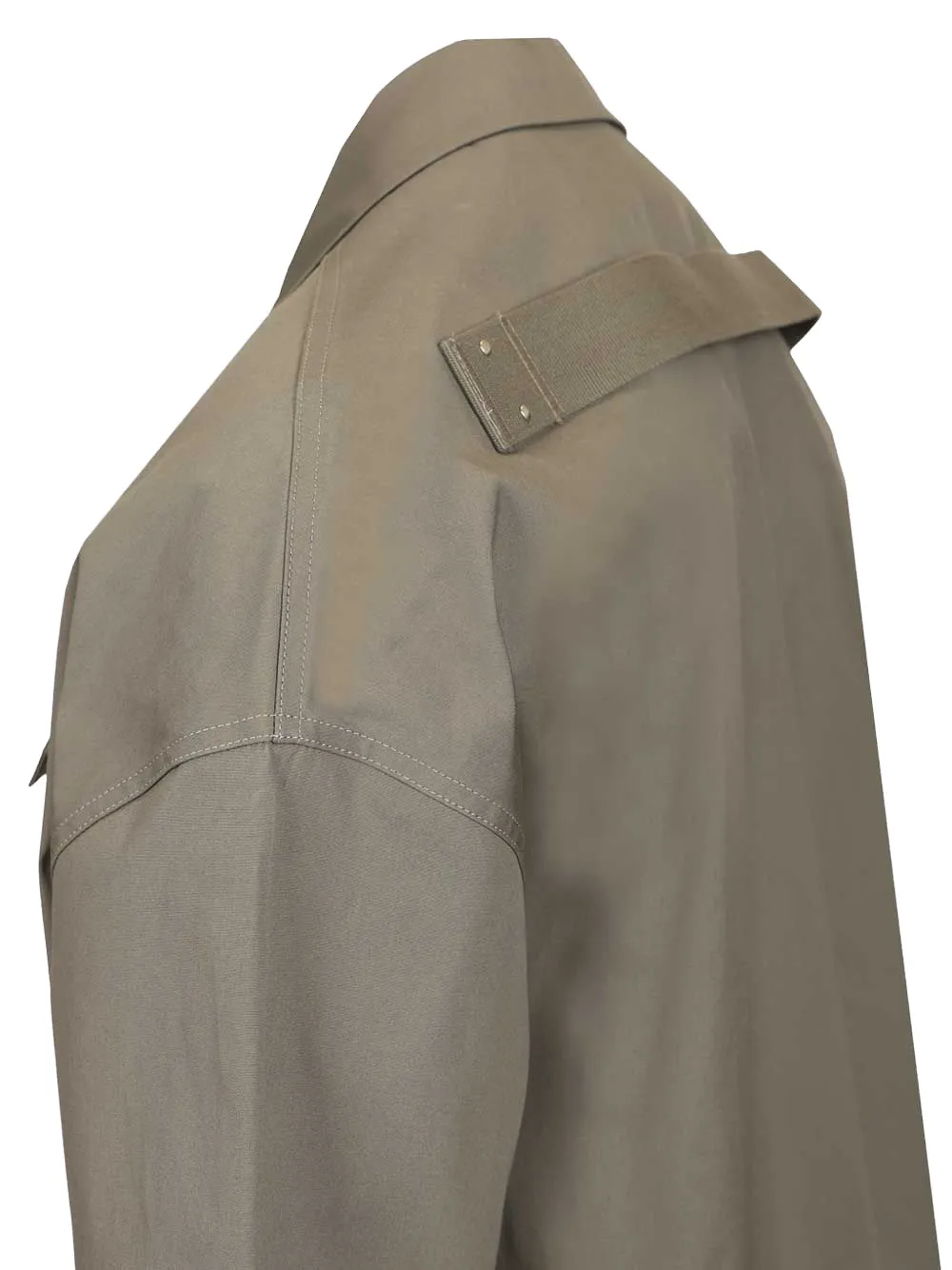 Rick Owens Magnum Tommy overhemd met klepzak Grijs