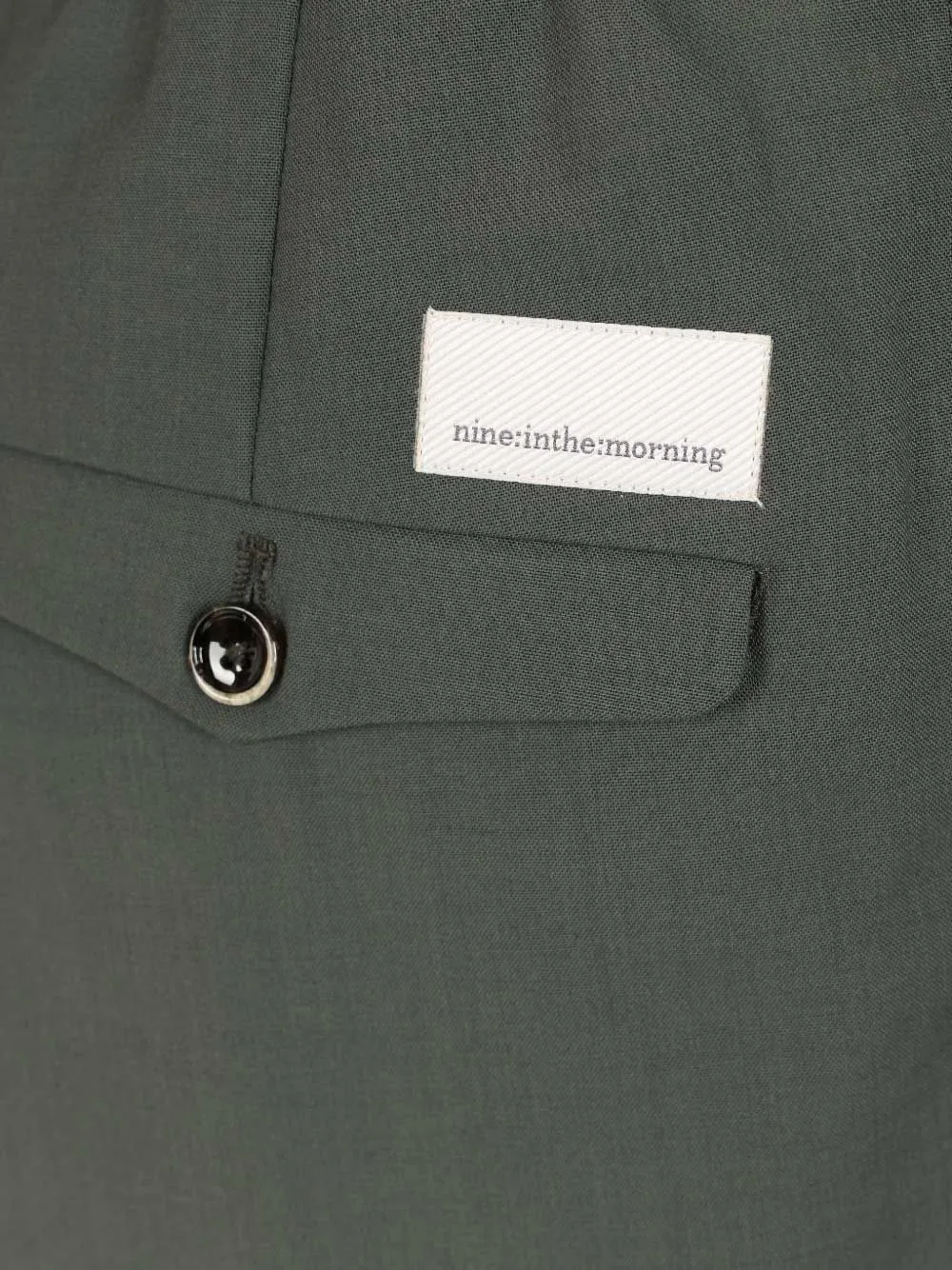 Nine In The Morning Shorts met trekkoord Groen