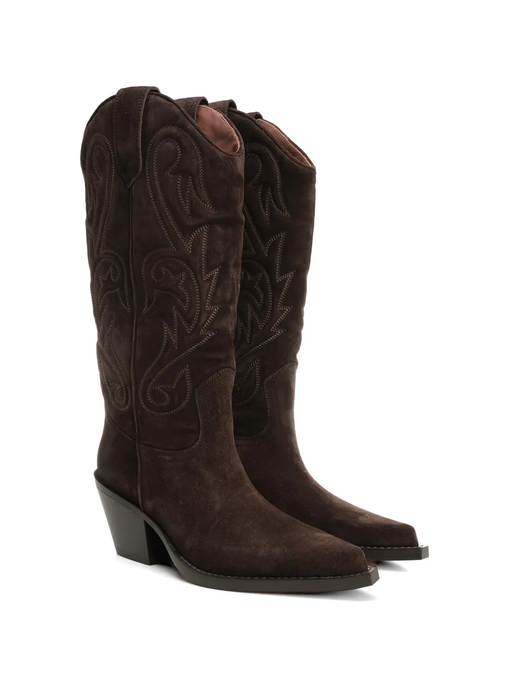 Paris Texas Dakota laarzen met borduurwerk Bruin