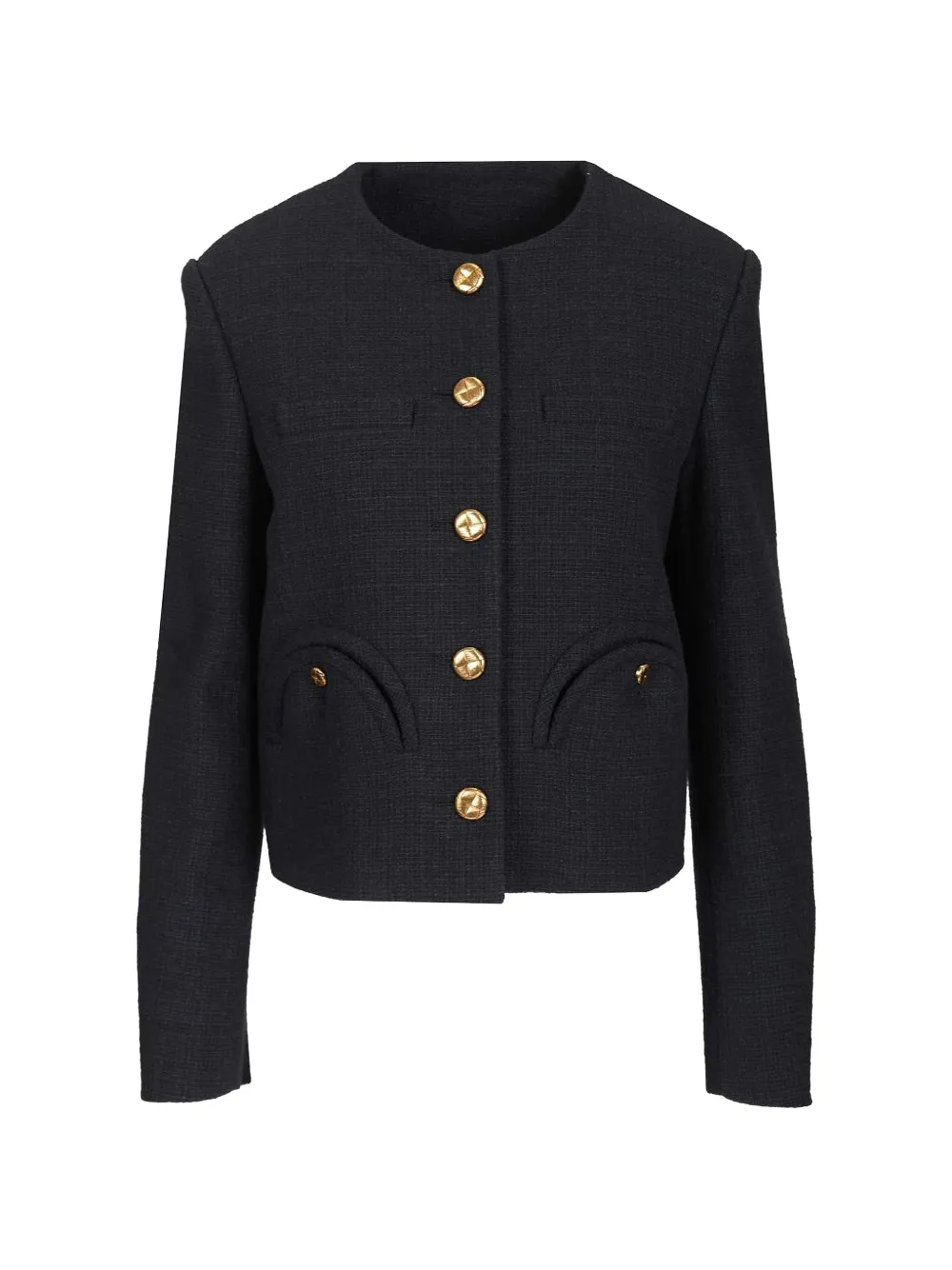 Blazé Milano Missy Shamo cropped jacket - Blu