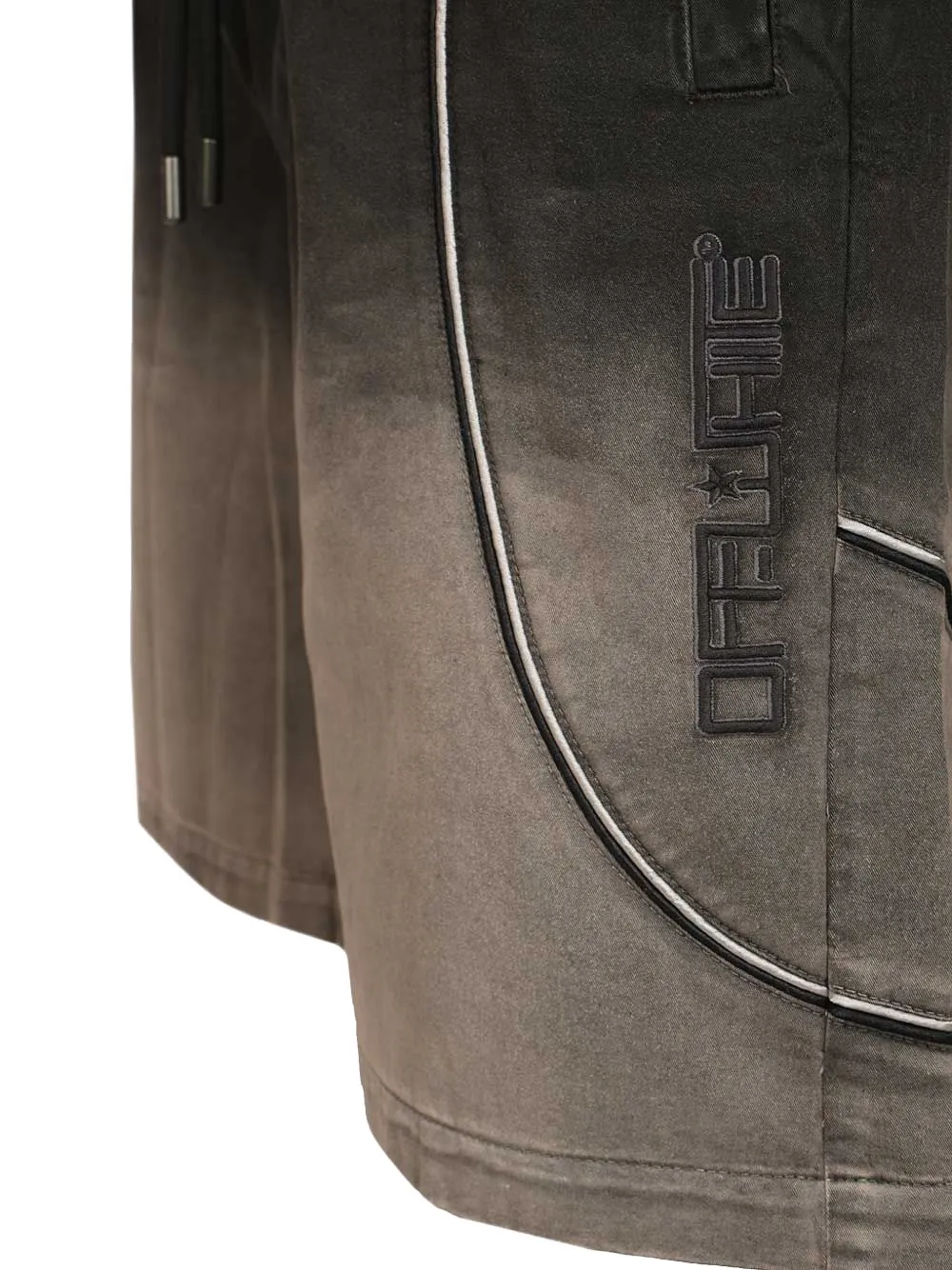 Off-White Shorts met logodetail Zwart
