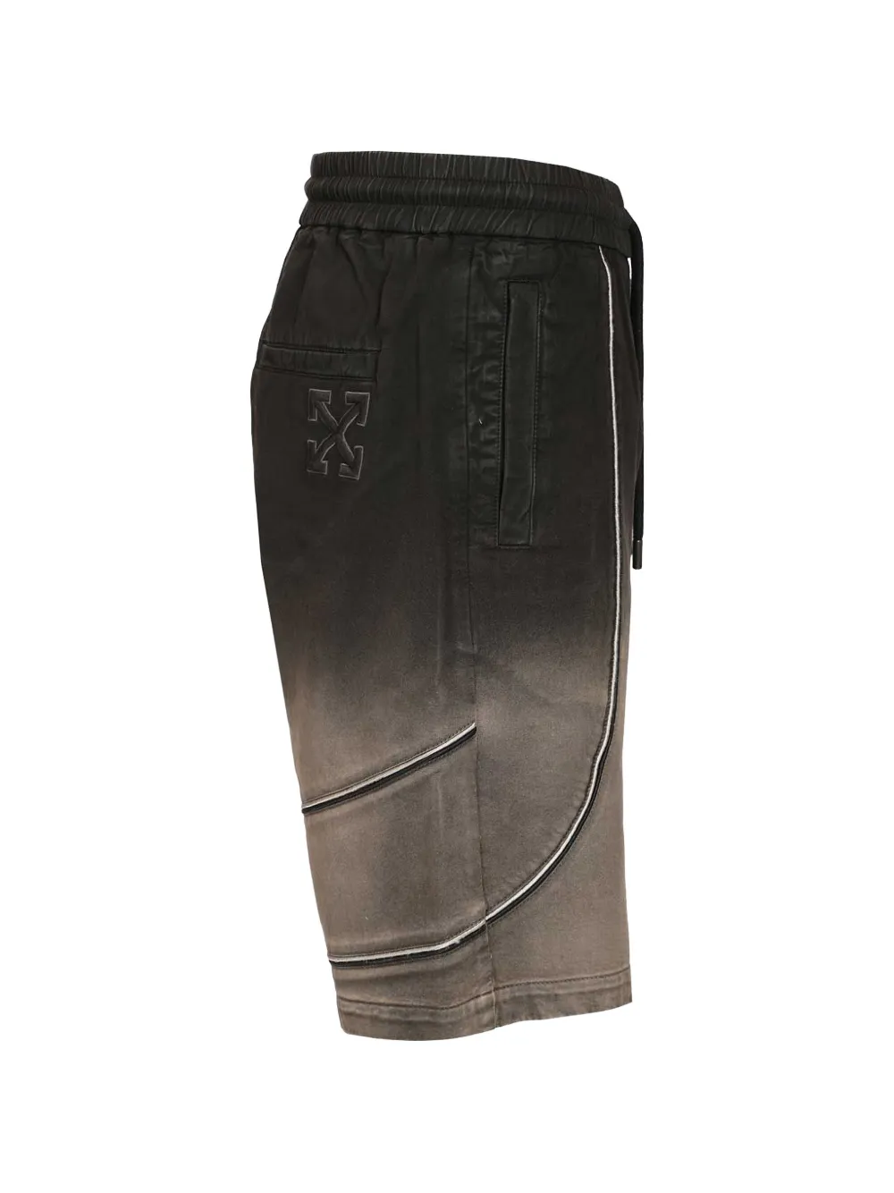 Off-White Shorts met logodetail Zwart