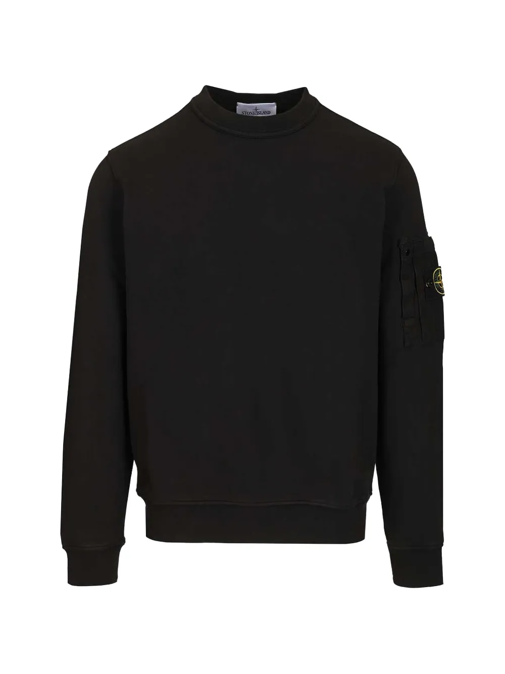 Stone Island Junior sleeve-pocket sweatshirt - Nero