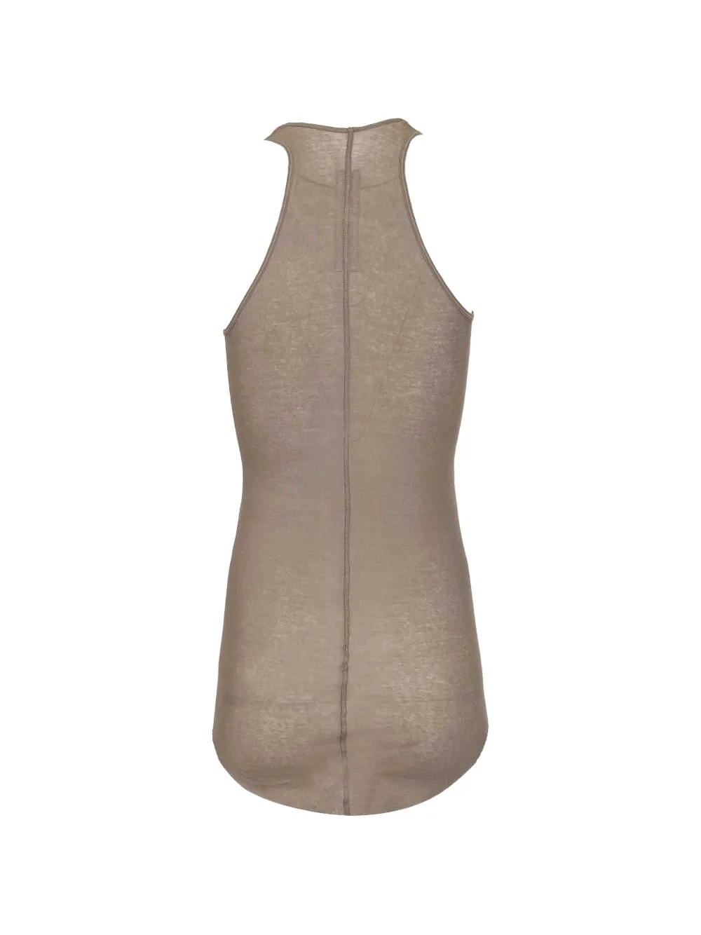 Rick Owens Geribbelde top Beige