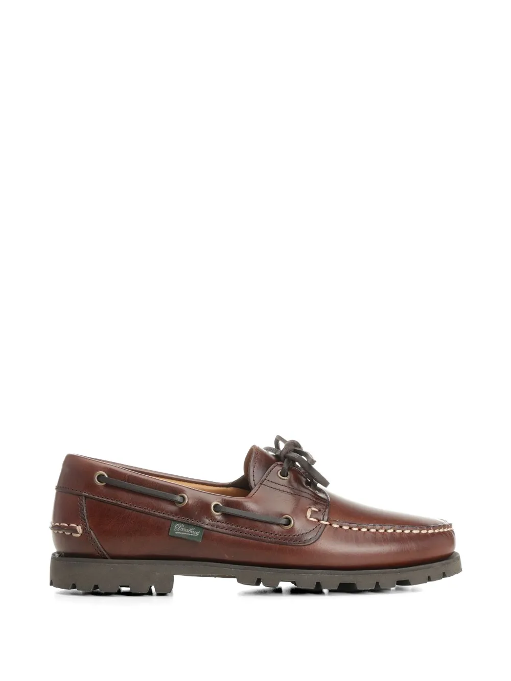 Paraboot laced stitched loafers - Marrone