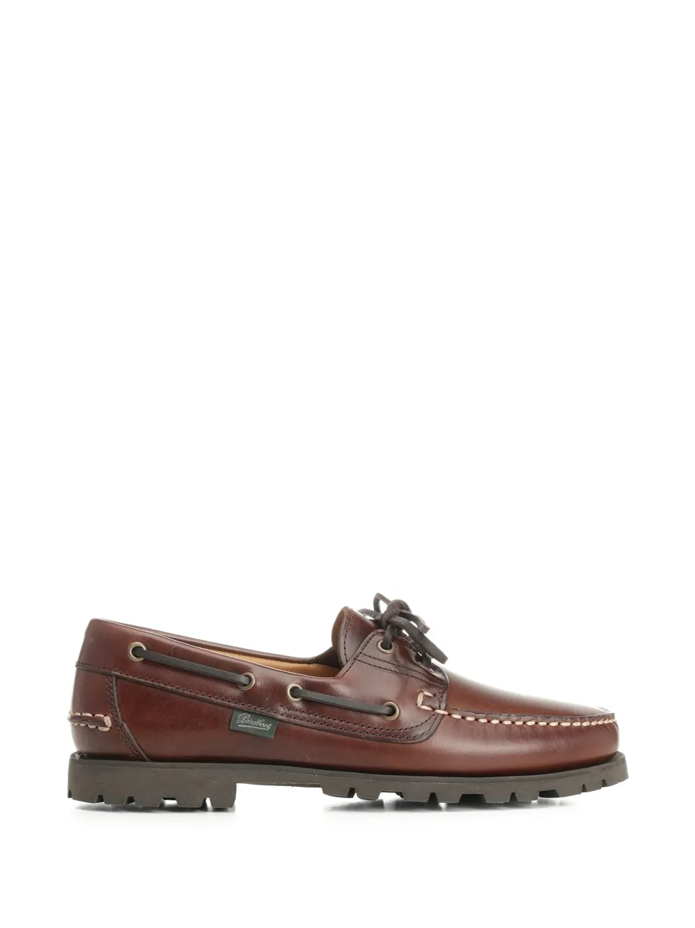 Paraboot laced stitched loafers - Marrone