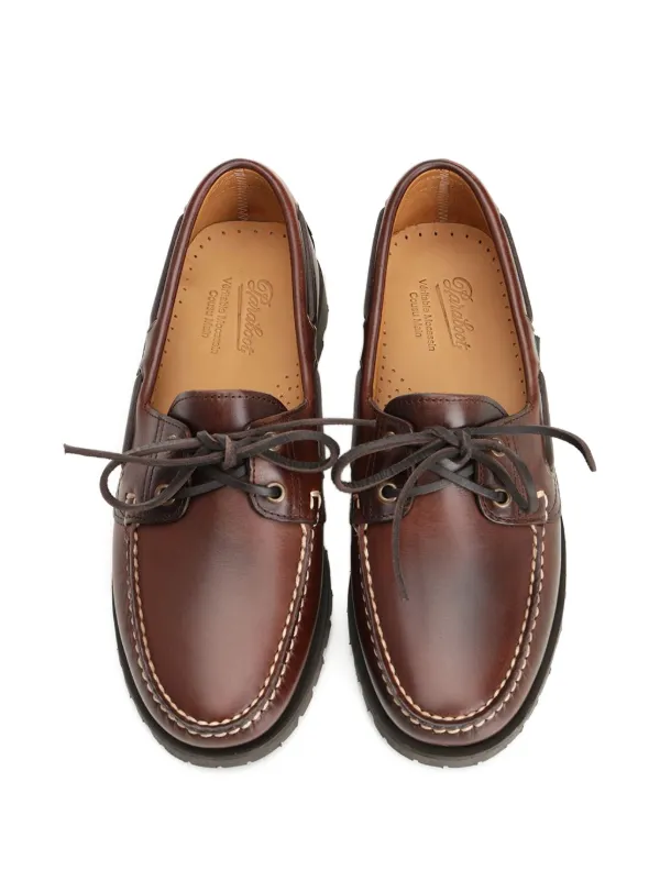 Paraboot ステッチ ローファー | ブラウン | FARFETCH JP