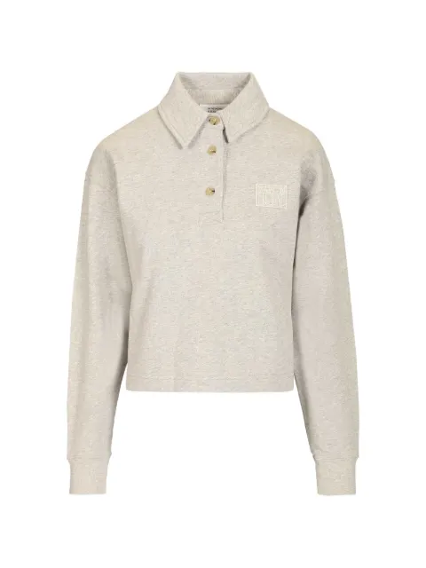 Maison Kitsuné embroidered polo knitwear
