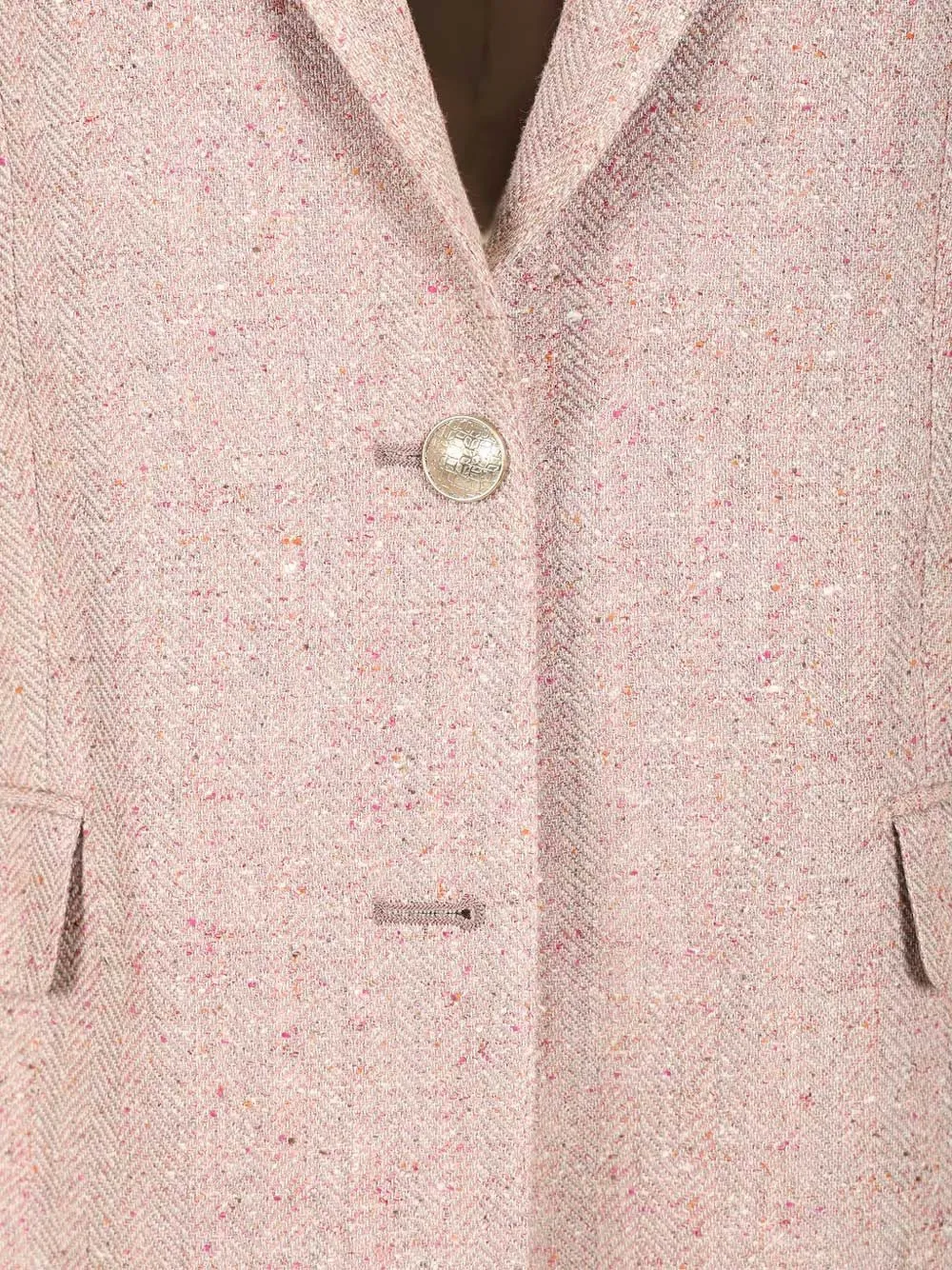 Tagliatore Blazer met metallic knopen en puntige revers Roze