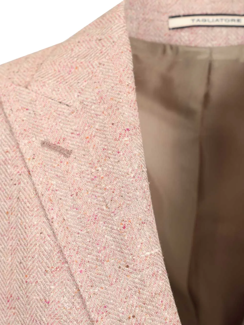 Tagliatore Blazer met metallic knopen en puntige revers Roze