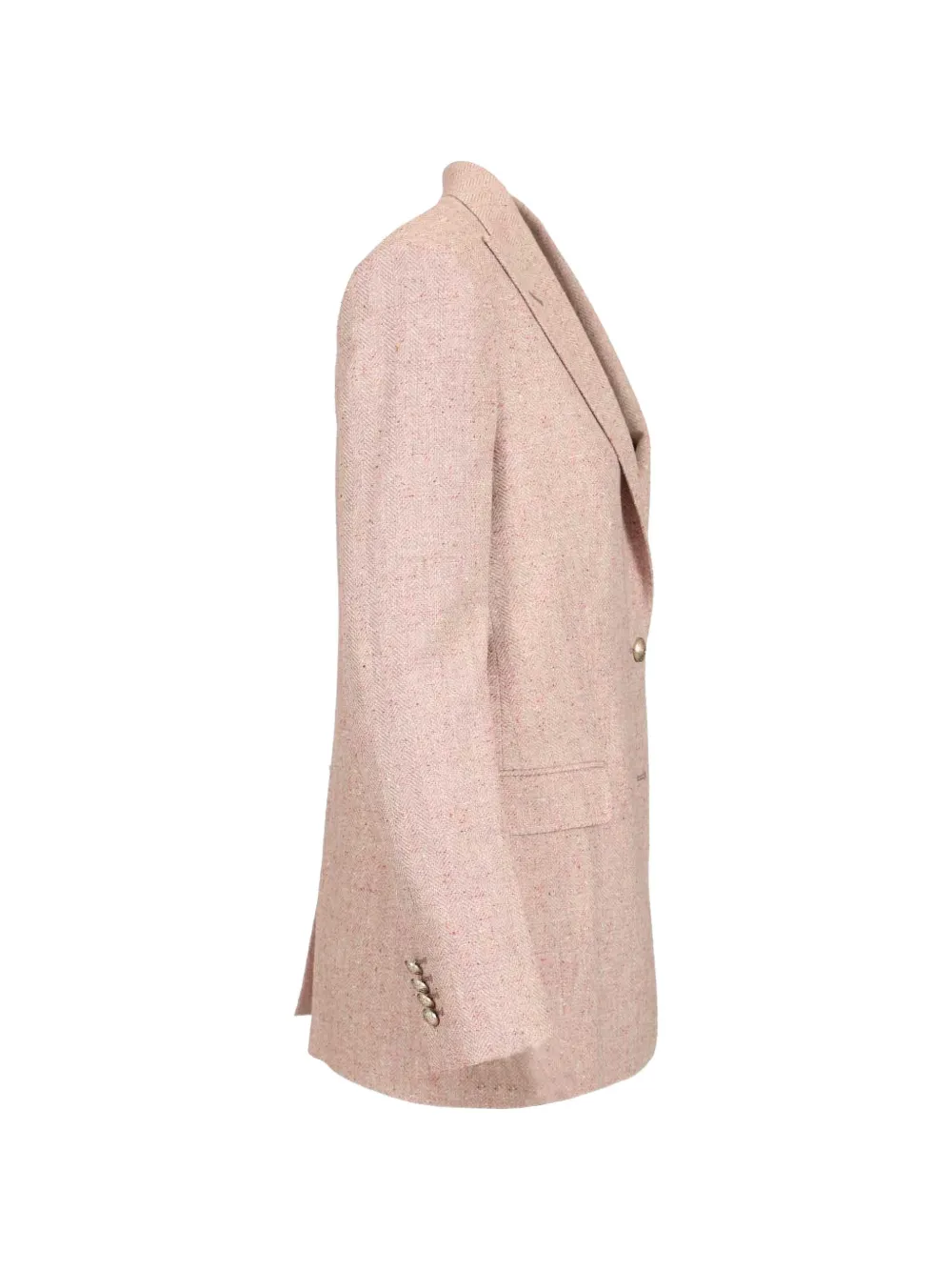 Tagliatore Blazer met metallic knopen en puntige revers Roze