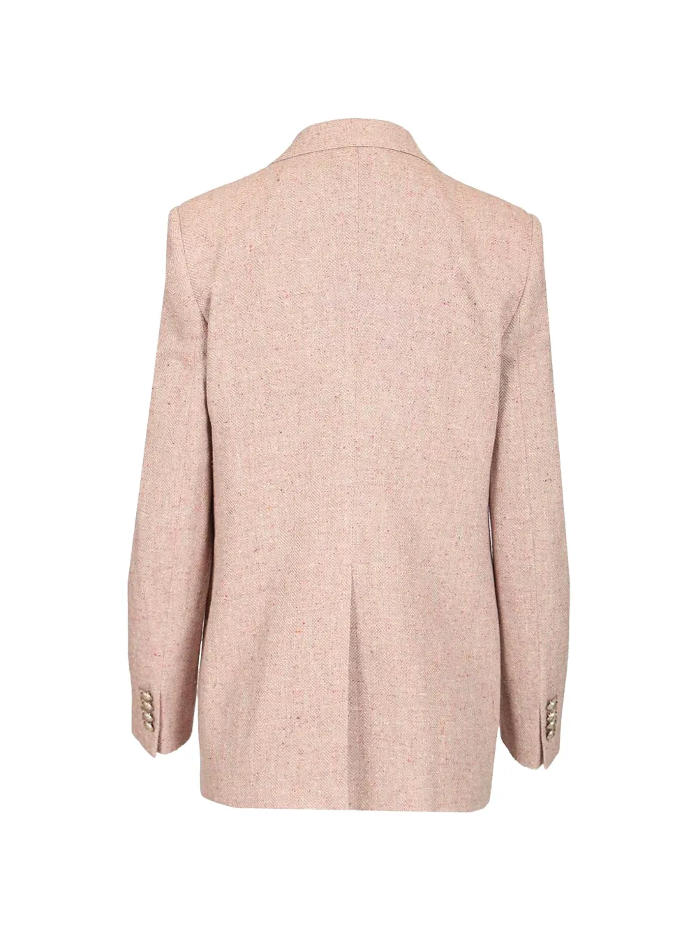 Tagliatore Blazer met metallic knopen en puntige revers Roze