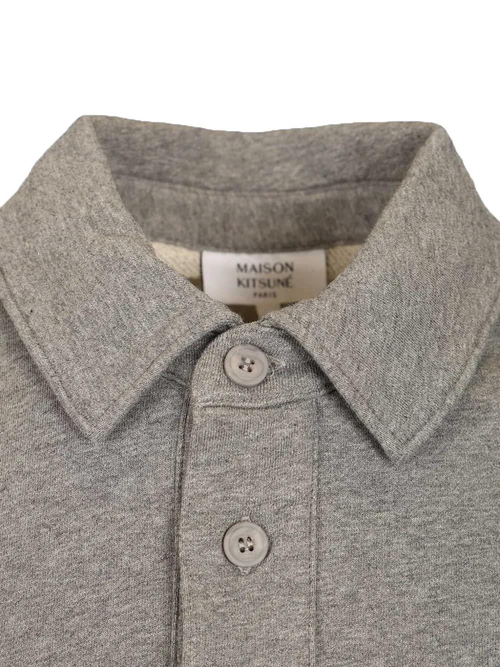 Maison Kitsuné Oversized poloshirt Grijs