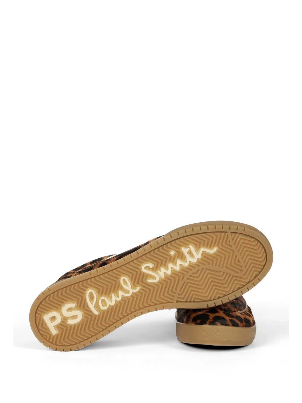 PS Paul Smith Dover leopard-print stripe sneakers Bruin