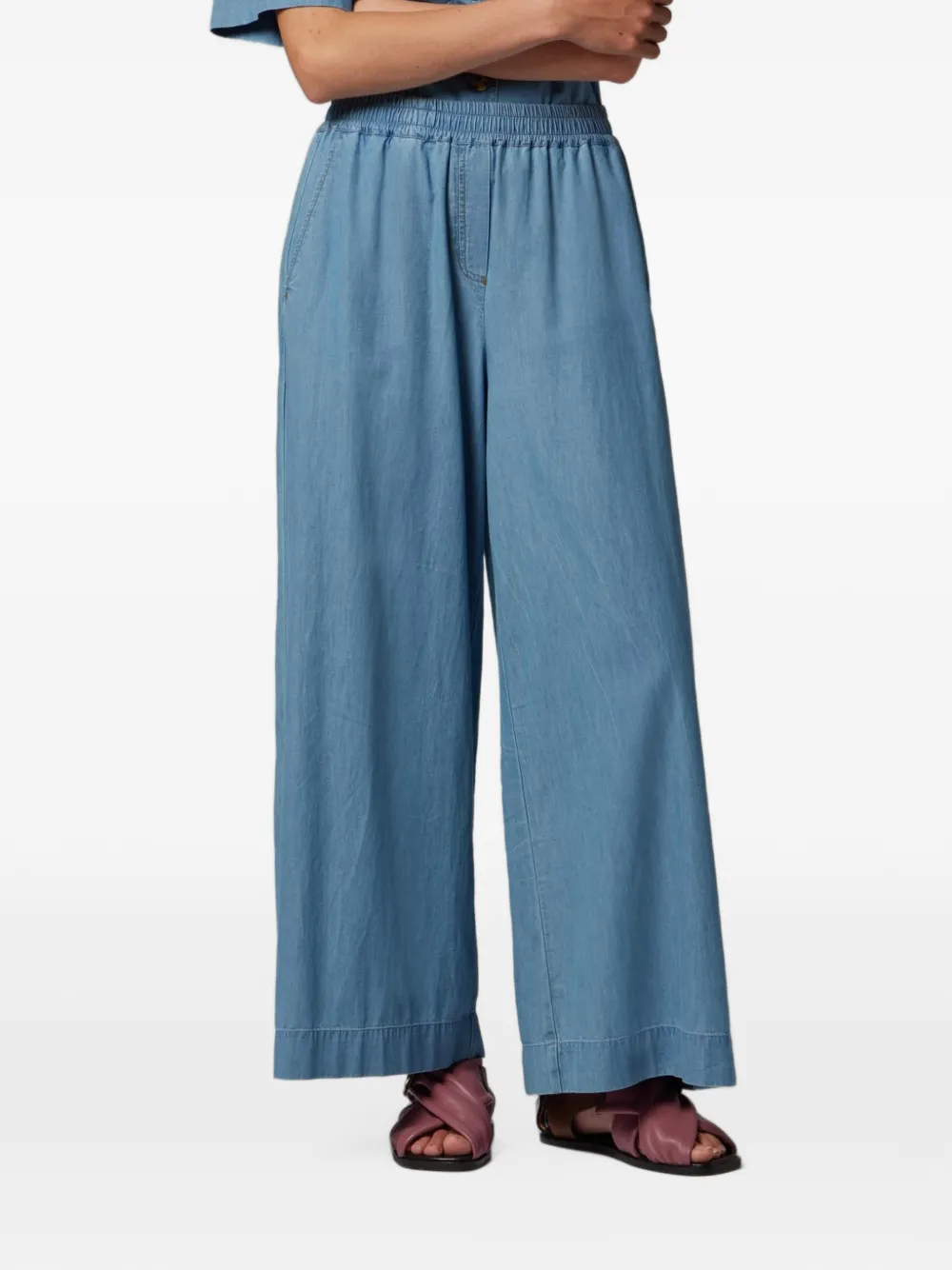 PS Paul Smith Elastische broek Blauw