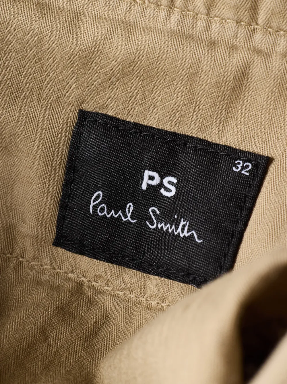  Ps Paul Smith Patch-pocket Trousers - Neutrals 