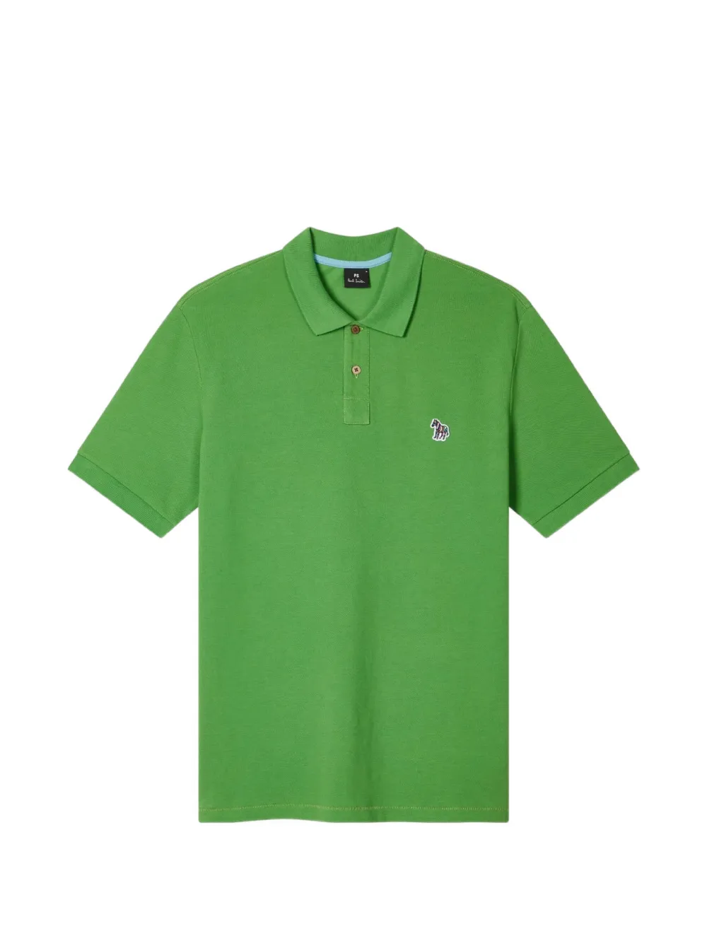 PS Paul Smith Poloshirt met zebraprint Groen