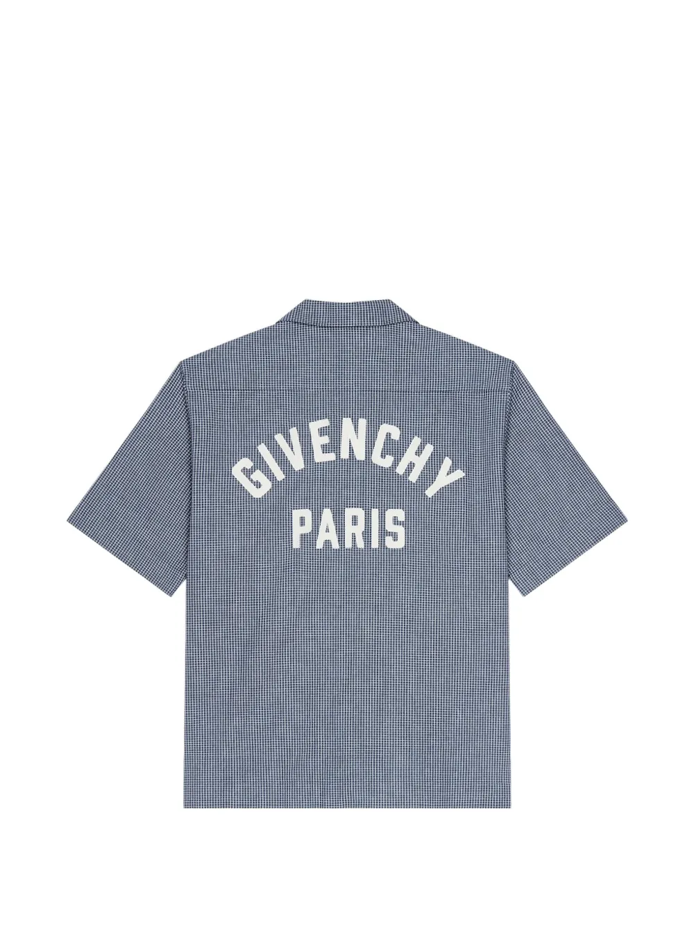  Givenchy Short-sleeve Patterned Shirt - Blue 