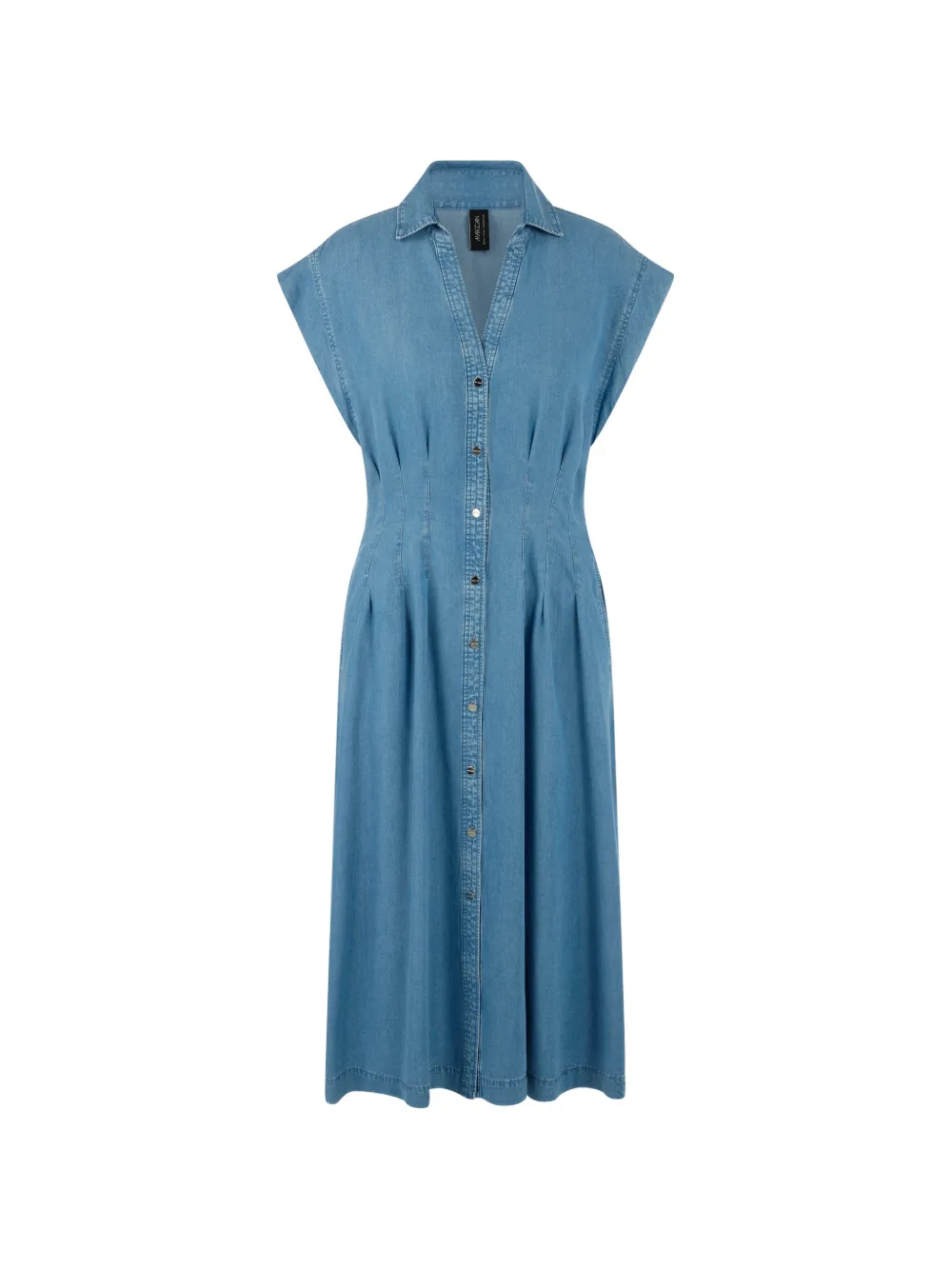 MARCCAIN pleated midi dress - Blu