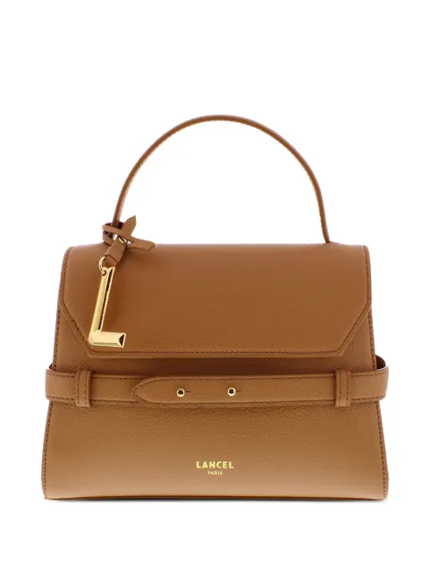 Lancel buckle leather tote bag