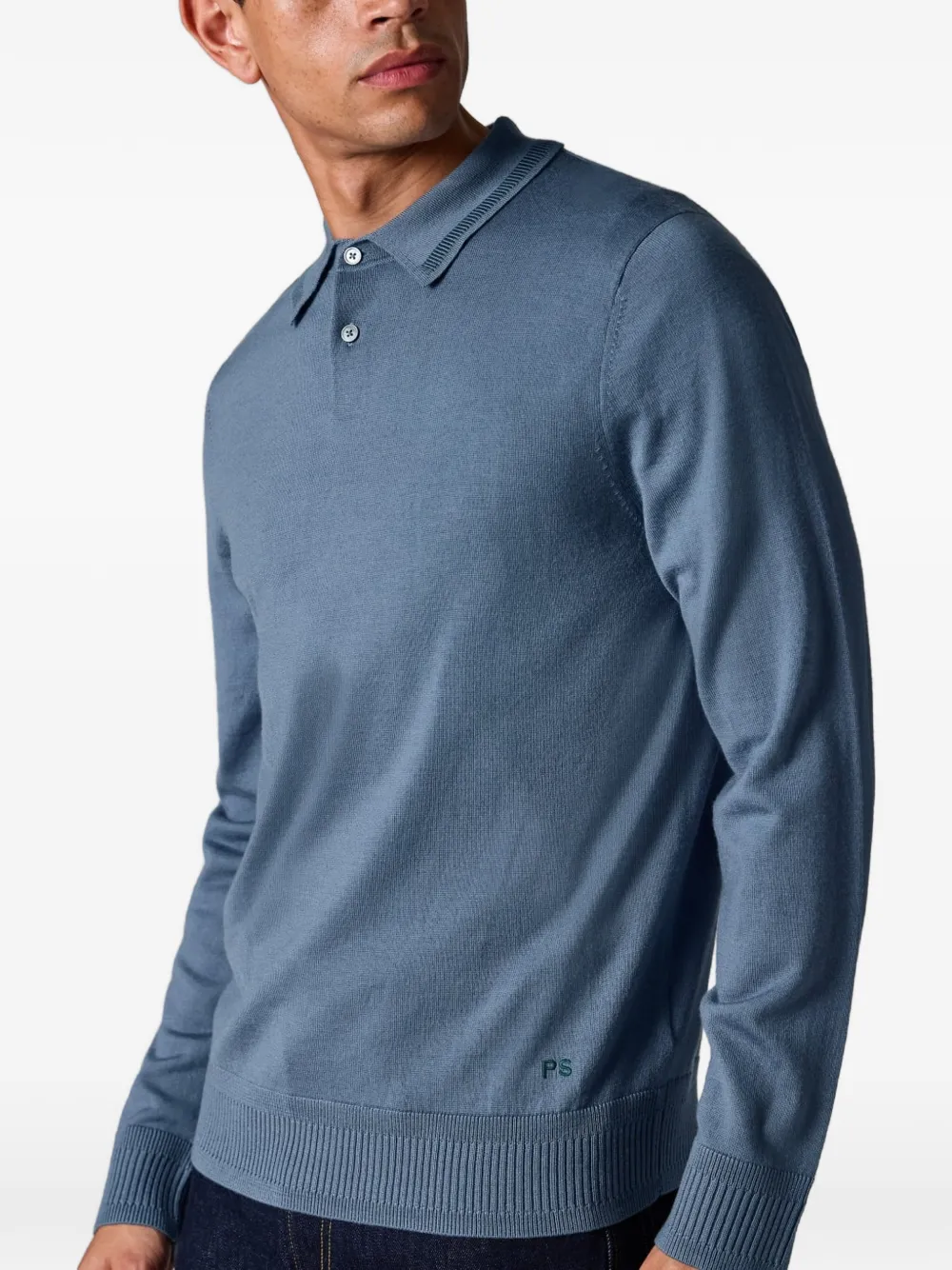 PS Paul Smith Poloshirt met logo Blauw