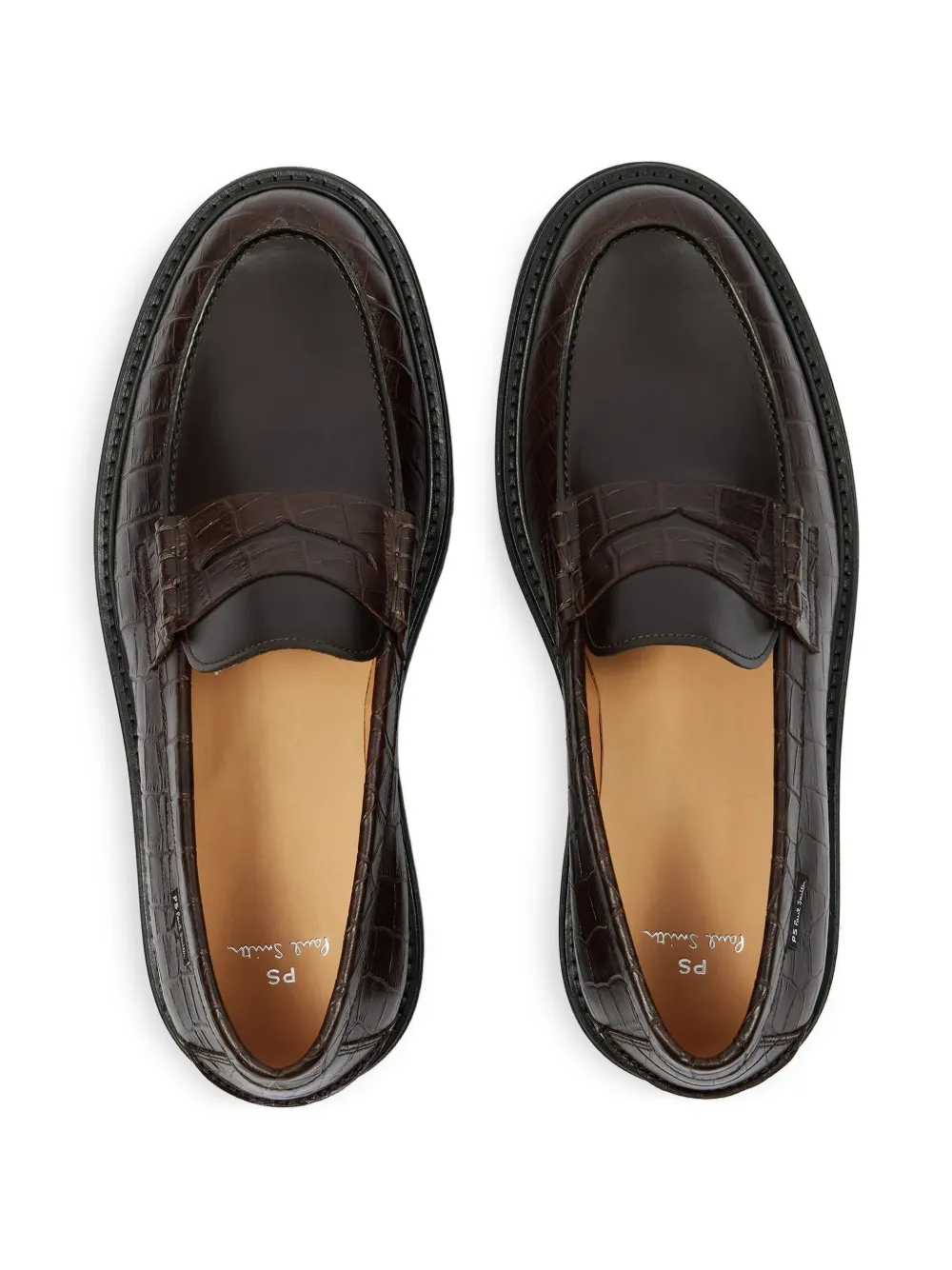 Textured Penny Loafers