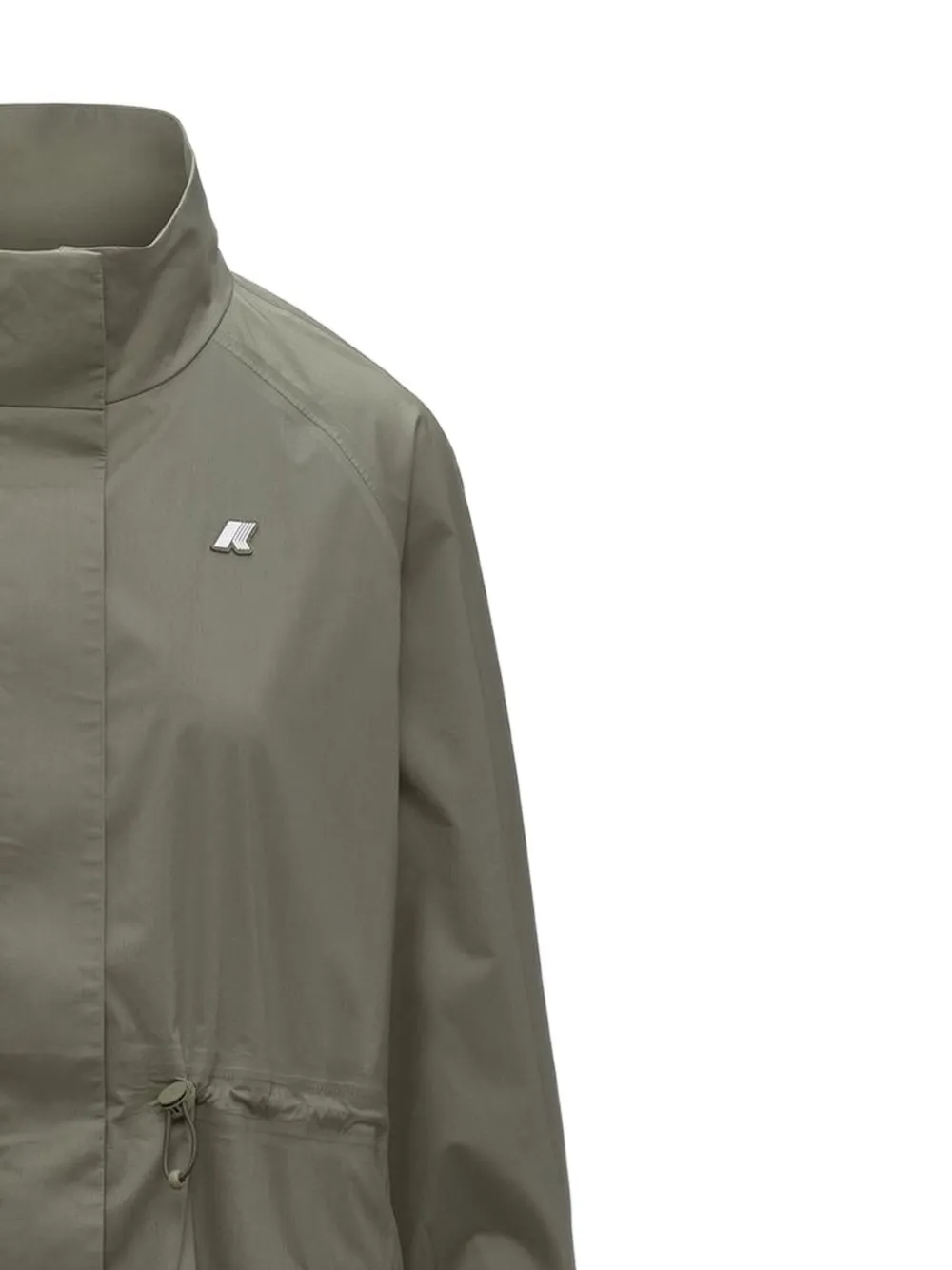  K-way Barbrein Drawstring Long Coat - Green 