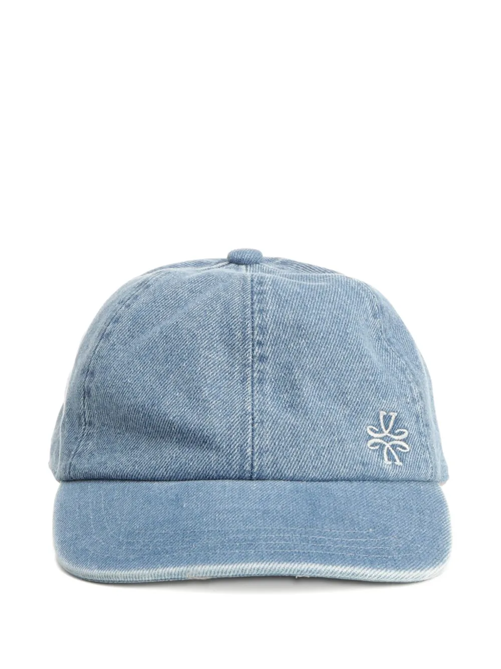 Jacob Cohën logo-detail denim baseball cap - Blu