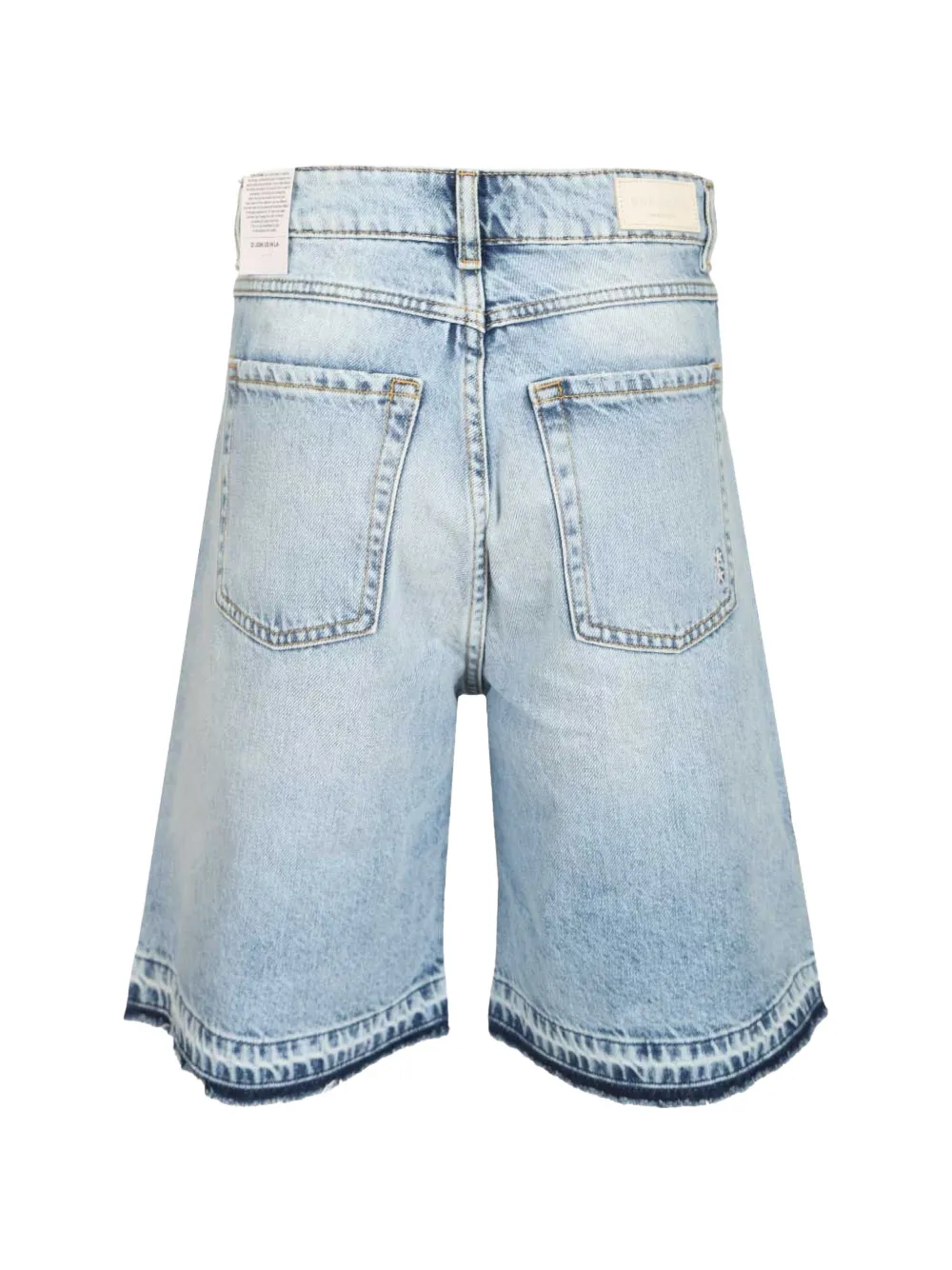  Icon Denim Lulu Wide Leg Five-pocket Shorts - Blue 