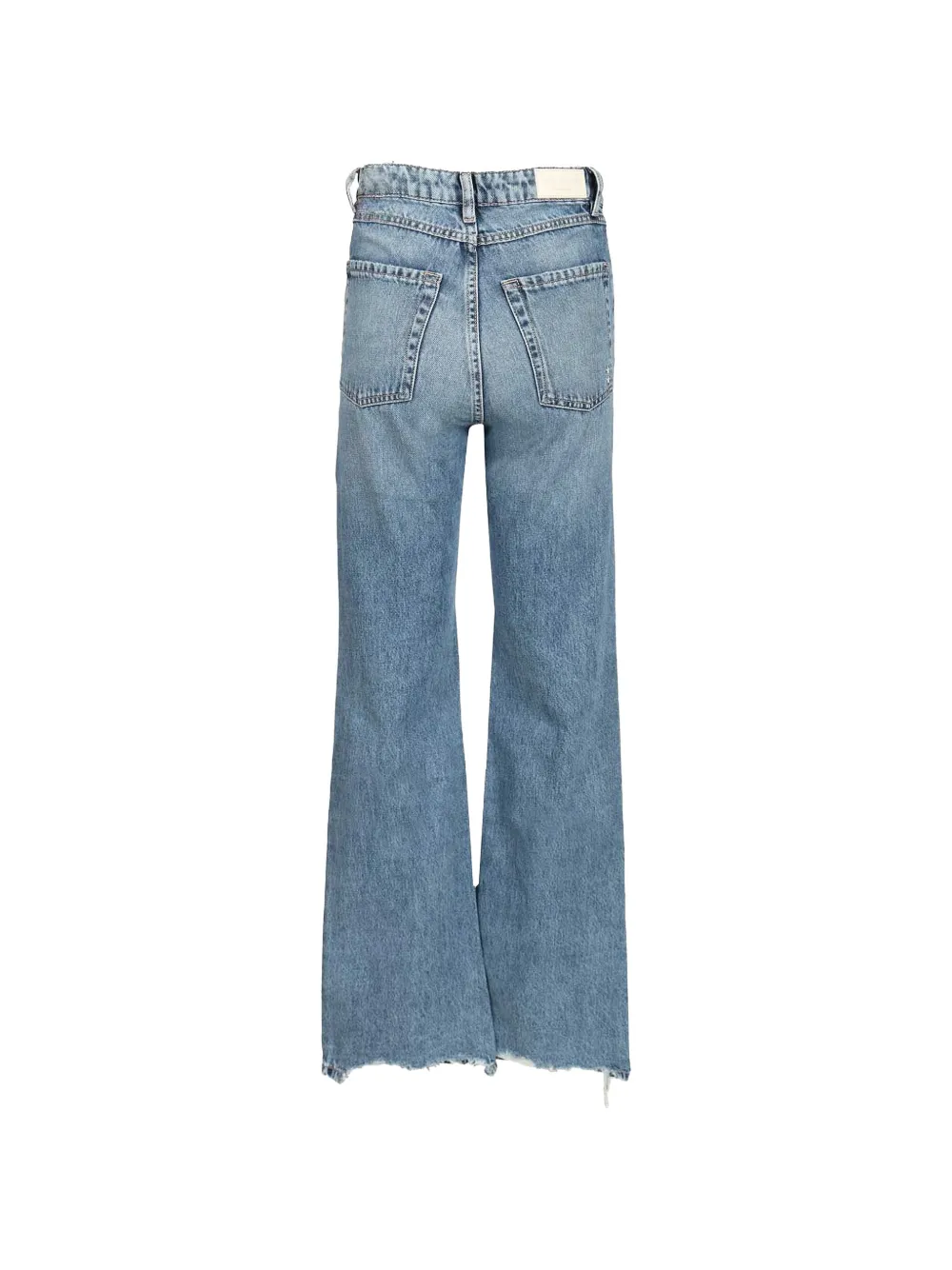  Icon Denim High-waisted Five-pocket Jeans - Blue 