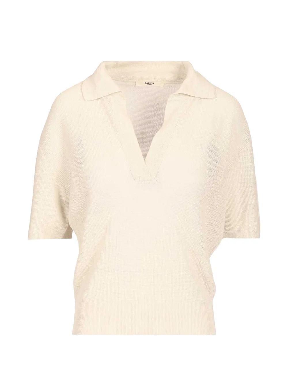 Barena cropped V-neck knitwear - Toni neutri