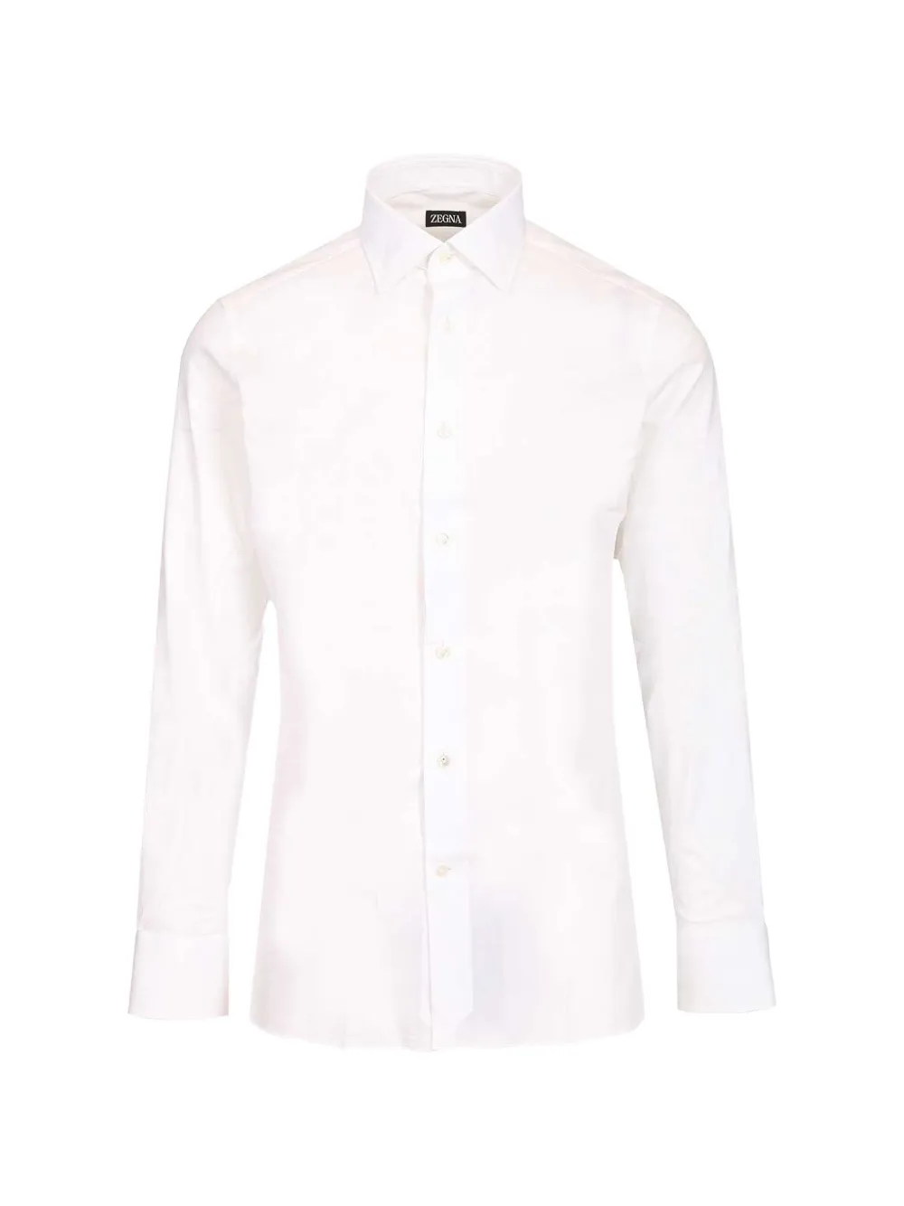 Zegna poplin cotton shirt - Weiß