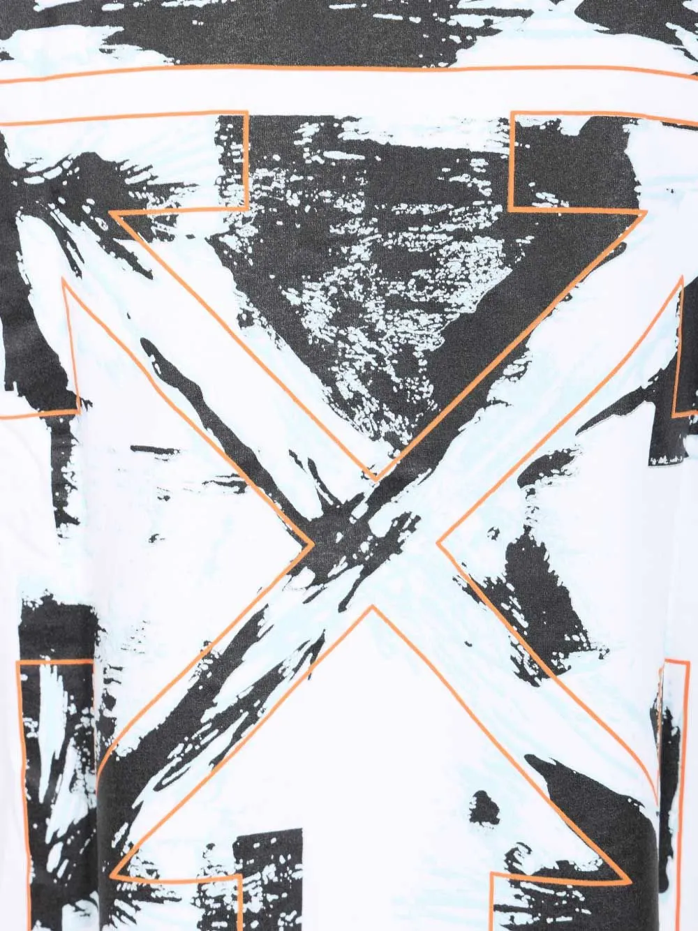 Off-White T-shirt met Arrow-print Wit