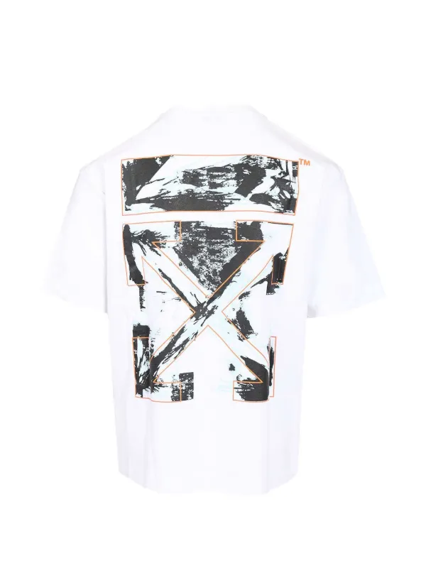 Off-White Paint Arrow-print T-shirt | White | FARFETCH