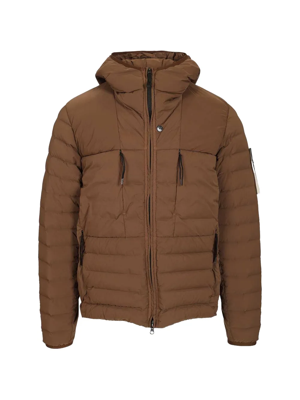 Stone Island Davis-TCc hood quilted jacket - Marrone