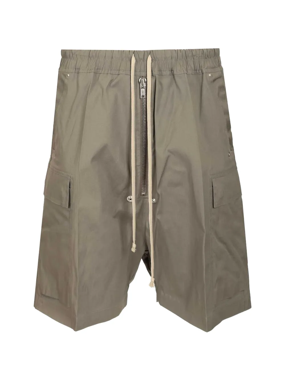 Rick Owens Drawstring Cargo Shorts In Brown