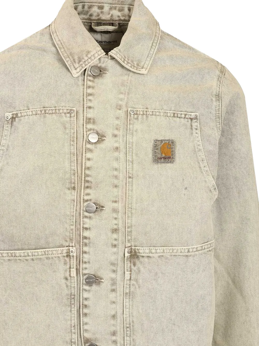 Carhartt WIP Jack met logopatch Beige